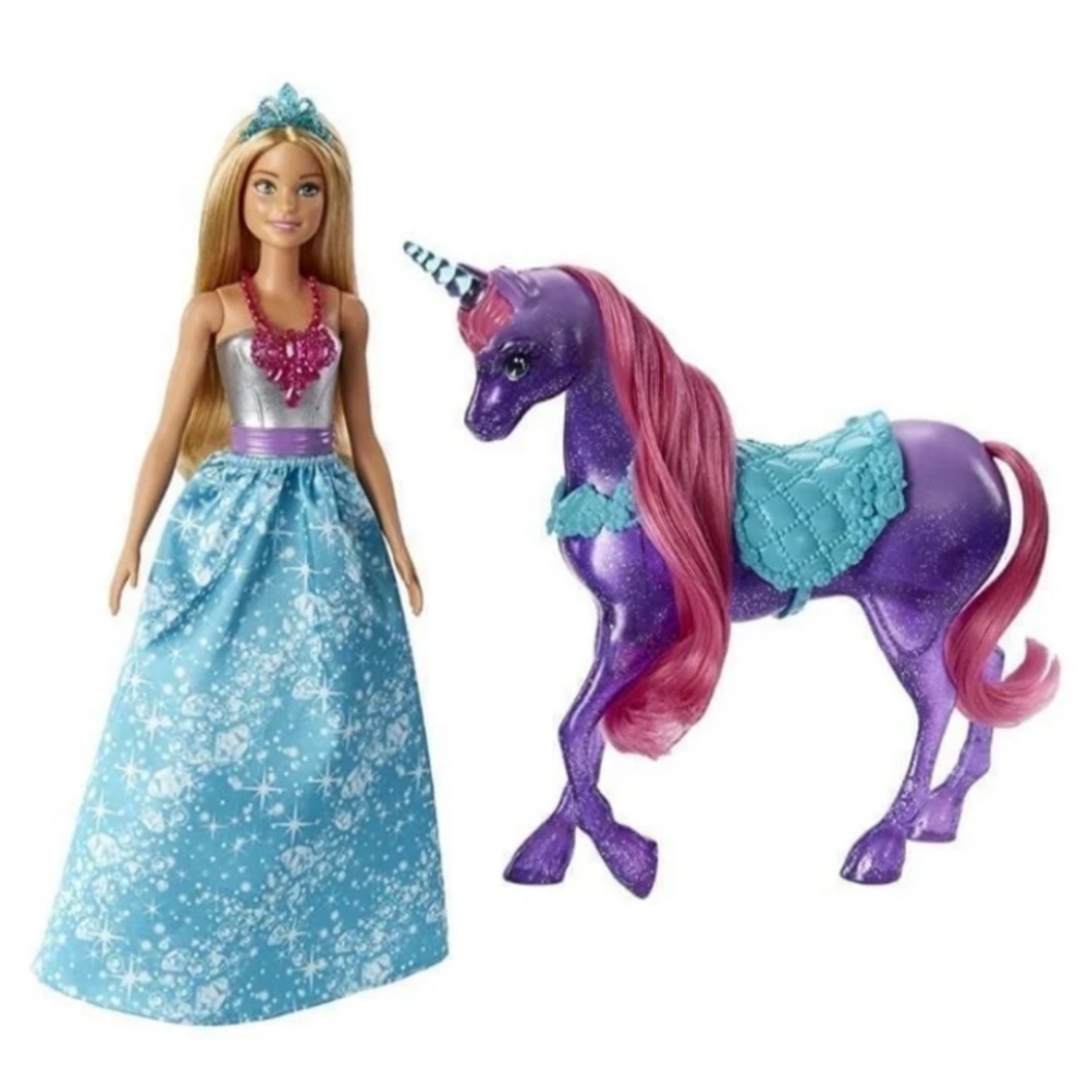 Barbie Dreamtopia Purple Unicorn Mattel NWT Doll
